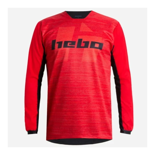 Koszulka Hebo MX Scratch III - Czerwona (Rozm L i XL)