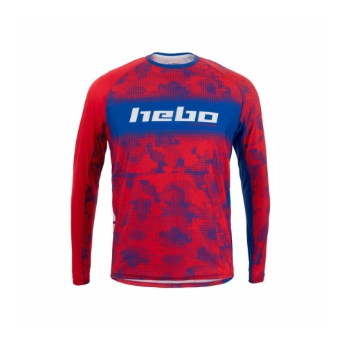 Koszulka Hebo Race Pro - niebiesko czerwona
