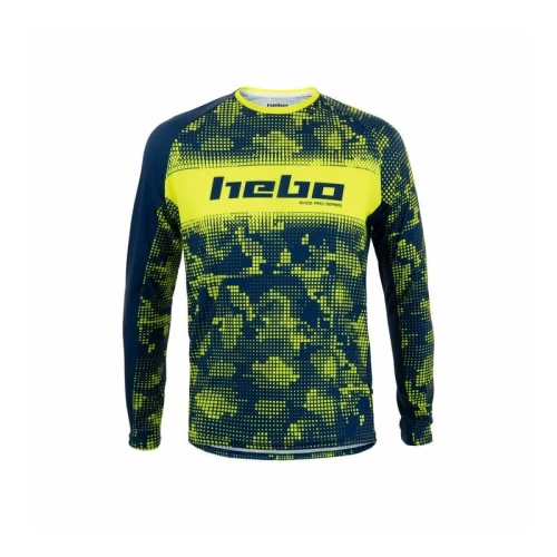 Koszulka Hebo Race Pro - żółto niebieska