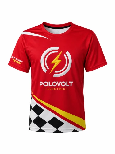 Koszulka Dziecięca Polovolt 120 cm (czerwona) 