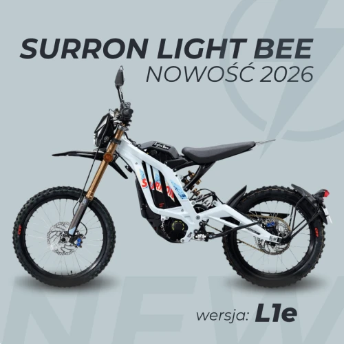 SURRON LIGHT BEE 10kW L1e 2026 – ELEKTRYCZNY CROSS Z homologacją  2026
